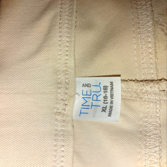 Time & True beige pull on pants. XL Never worn - Picture 9 of 10
